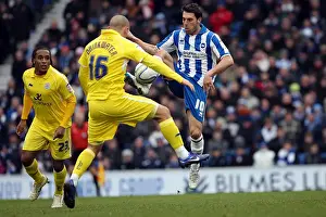 Leicester City - 04-02-12 Prints: Brighton & Hove Albion vs. Leicester City (04-02-12): A Glimpse into the 2011-12 Home Season