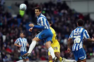 Leicester City - 04-02-12 Prints: Brighton & Hove Albion vs. Leicester City (04-02-12) - A Nostalgic Look Back at the 2011-12 Home Season