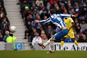 Leicester City - 04-02-12 Prints: Brighton & Hove Albion vs. Leicester City (04-02-12): A Past Season Encounter