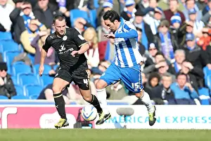 Leicester City - 06-04-2013 Prints: Brighton & Hove Albion vs. Leicester City (06-04-2013): A Glimpse into the 2012-13 Home Season