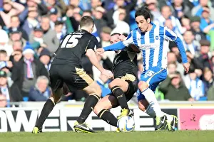 Leicester City - 06-04-2013 Prints: Brighton & Hove Albion vs. Leicester City (06-04-2013): A Glimpse into the 2012-13 Home Season