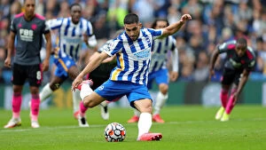 Images Dated 19th September 2021: Brighton and Hove Albion vs Leicester City: 2021-22 Premier League Battle at American Express