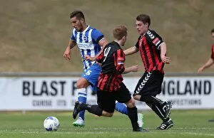 Images Dated 18th July 2015: Brighton and Hove Albion vs Lewes: Pre-Season Friendly Clash at Dripping Pan (18 July 2015)