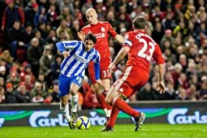 Images Dated 19th February 2012: Brighton & Hove Albion vs. Liverpool - 2011-12 FA Cup: Away Game