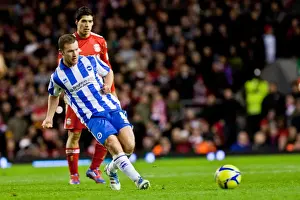 Liverpool (FAC) - 19-02--12 Prints: Brighton & Hove Albion vs. Liverpool: 2011-12 FA Cup Battle at Anfield