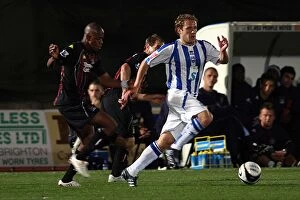 Images Dated 25th September 2008: Brighton & Hove Albion vs. Manchester City: 2008-09 Carling Cup Showdown