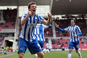 Middlesbrough - 13-04-2013 Prints: Brighton & Hove Albion vs. Middlesbrough: 2012-13 Away Game