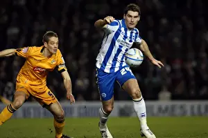 Millwall -14-02-12 Prints: Brighton & Hove Albion vs. Millwall: A Historic 2011-12 Home Game
