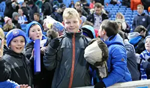Millwall 12DEC14 Prints: Brighton and Hove Albion vs Millwall: Intense Fan Rivalry (12DEC14)