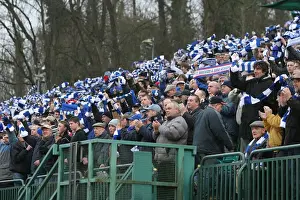 Season 2006-07 Prints: Brighton & Hove Albion vs. Millwall: A Sea of Scarves - Intense Rivalry Crowd Showdown (Withdean Era)