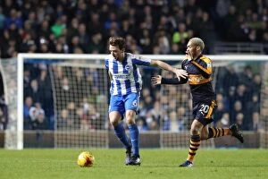 Images Dated 28th February 2017: Brighton and Hove Albion vs. Newcastle United: A Tight Championship Showdown at American Express
