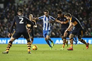 Images Dated 28th February 2017: Brighton and Hove Albion vs. Newcastle United: A Tight Championship Showdown at the American