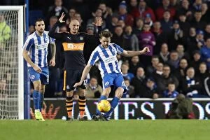 Images Dated 28th February 2017: Brighton and Hove Albion vs. Newcastle United: A Tight EFL Championship Showdown at the American
