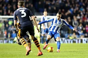 Images Dated 28th February 2017: Brighton and Hove Albion vs. Newcastle United: A Tight Championship Showdown at the American