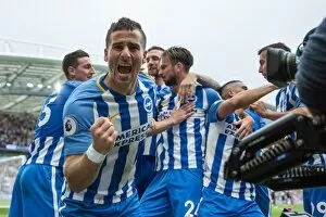 Images Dated 24th September 2017: Brighton and Hove Albion vs. Newcastle United: Premier League Showdown at American Express