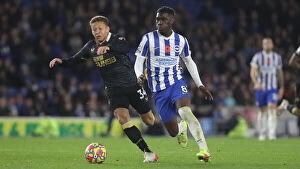 Images Dated 6th November 2021: Brighton and Hove Albion vs. Newcastle United: Intense Premier League Clash at American Express