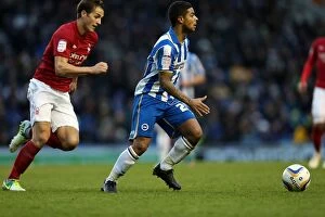 Images Dated 15th December 2012: Brighton & Hove Albion vs. Nottingham Forest (15-12-2012) - A Glimpse into the 2012-13 Home Season