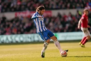 Images Dated 30th March 2013: Brighton & Hove Albion vs. Nottingham Forest: Away Game - 2012-13 Season Flashback (30-03-2013)