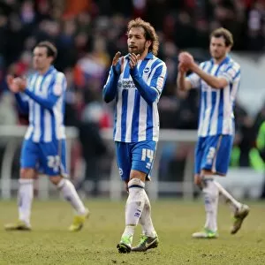Images Dated 30th March 2013: Brighton & Hove Albion vs. Nottingham Forest: 2012-13 Season Away Game