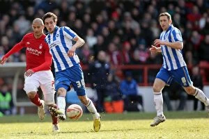 Images Dated 30th March 2013: Brighton & Hove Albion vs. Nottingham Forest (Away) - A 2012-13 Season Flashback: 30-03-2013