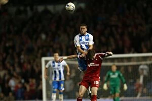 Images Dated 5th October 2013: Brighton & Hove Albion vs. Nottingham Forest: Home Battle (2013-14 Season)