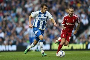 Images Dated 5th October 2013: Brighton & Hove Albion vs. Nottingham Forest: Home Game (October 5, 2013)
