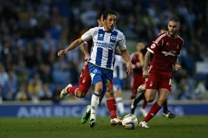 Images Dated 5th October 2013: Brighton & Hove Albion vs. Nottingham Forest: 2013-14 Home Game
