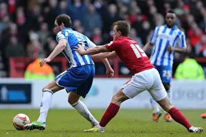 Nottingham Forest - 30-03-2013 Prints: Brighton & Hove Albion vs. Nottingham Forest (Away) - A Look Back at the 2012-13 Season: 30-03-2013