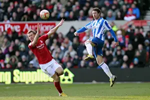 Nottingham Forest - 30-03-2013 Prints: Brighton & Hove Albion vs. Nottingham Forest (Away) - A Look Back at the 2012-13 Season: 30-03-2013 Game