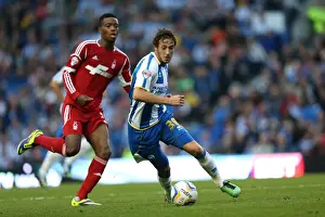 Nottingham Forest - 05-10-2013 Prints: Brighton & Hove Albion vs. Nottingham Forest: Home Battle (2013-14 Season)