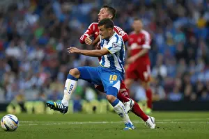 Nottingham Forest - 05-10-2013 Prints: Brighton & Hove Albion vs. Nottingham Forest: A Home Victory (5-10-2013) - Season 2013-14