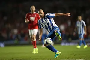 Brighton & Hove Albion vs. Nottingham Forest: Jiri Skalak in Action - EFL Sky Bet Championship Clash, August 2016