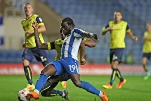Images Dated 23rd August 2016: Brighton and Hove Albion vs. Oxford United: 2016 EFL Cup Clash at Kassam Stadium