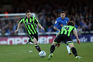 Peterborough United - 16-04-2013 Prints: Brighton & Hove Albion vs. Peterborough United (Away) - A Retrospective of the 2012-13 Season: 16-04-2013