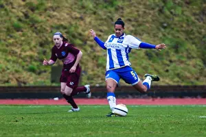 Portsmouth Prints: Brighton & Hove Albion vs. Portsmouth: Women's Football Match, Season 2013-14