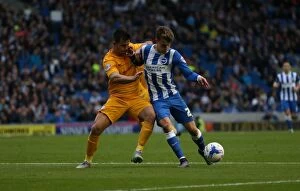 Images Dated 24th October 2015: Brighton & Hove Albion vs. Preston North End: Sky Bet Championship Showdown at American Express