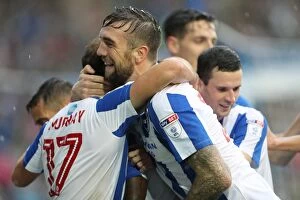 Images Dated 15th October 2016: Brighton and Hove Albion vs. Preston North End: A Fierce EFL Sky Bet Championship Clash at