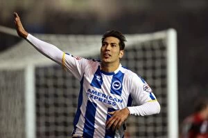 Images Dated 11th March 2014: Brighton & Hove Albion vs. QPR: A Historic 11-3 Victory in the 2013-14 Season