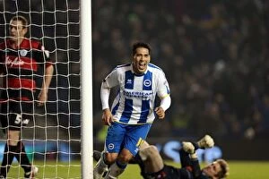 Images Dated 11th March 2014: Brighton & Hove Albion vs. QPR: A Historic 11-3 Victory (2013-14 Home Games)