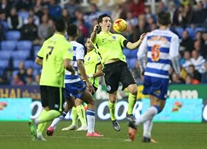 Images Dated 31st October 2015: Brighton and Hove Albion vs. Reading: Sky Bet Championship Showdown at Madejski Stadium