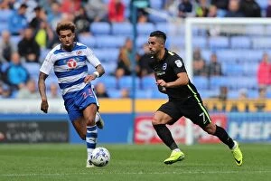 Images Dated 20th August 2016: Brighton and Hove Albion vs. Reading: Sky Bet Championship Showdown at Madejski Stadium (2016.08.20)