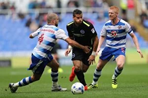 Images Dated 20th August 2016: Brighton and Hove Albion vs. Reading: Sky Bet Championship Showdown at Madejski Stadium (2016.08.20)