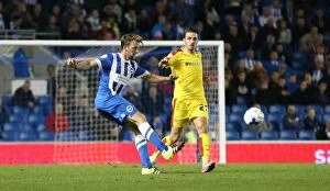 Images Dated 15th September 2015: Brighton and Hove Albion vs Rotherham United: Sky Bet Championship Showdown at American Express