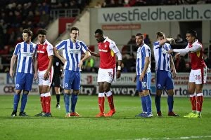 Images Dated 7th March 2017: Brighton and Hove Albion vs Rotherham United: EFL Sky Bet Championship Showdown at Aesseal New