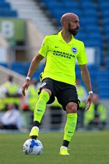 Images Dated 2nd August 2015: Brighton & Hove Albion vs Sevilla: Bruno's Action-Packed Performance in 2015 Pre-Season Friendly