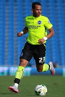 Images Dated 2nd August 2015: Brighton & Hove Albion vs Sevilla: Liam Rosenior in Action during 2015 Pre-Season Friendly