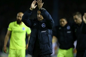 Brighton Manager Prints: Brighton and Hove Albion vs Sheffield Wednesday: Sky Bet Championship Play-Off Clash at Hillsborough (May 2016)