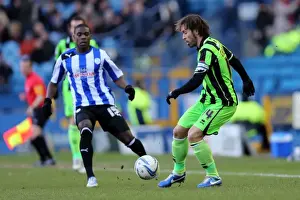 Sheffield Wednesday - 02-02-2013 Prints: Brighton & Hove Albion vs Sheffield Wednesday: 2012-13 Away Game