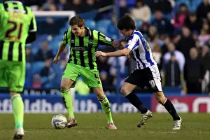 Sheffield Wednesday - 02-02-2013 Prints: Brighton & Hove Albion vs Sheffield Wednesday (Away): 02-02-2013 - 2012-13 Season
