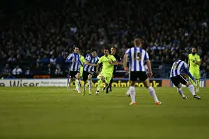 Sheffield Wednesday Play Off 1st Leg 13MAY16 Prints: Brighton and Hove Albion vs. Sheffield Wednesday: Championship Play-Off Clash at Hillsborough (May 2016)